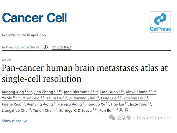 Cancer Cell|北京大學(xué)白凡教授團(tuán)隊(duì)